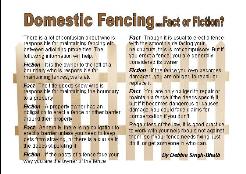 Domestic Fencing